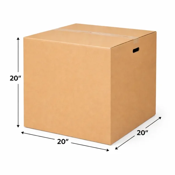 20 x 20 x 20″ Corrugated Boxes – Packaging Depot Calgary